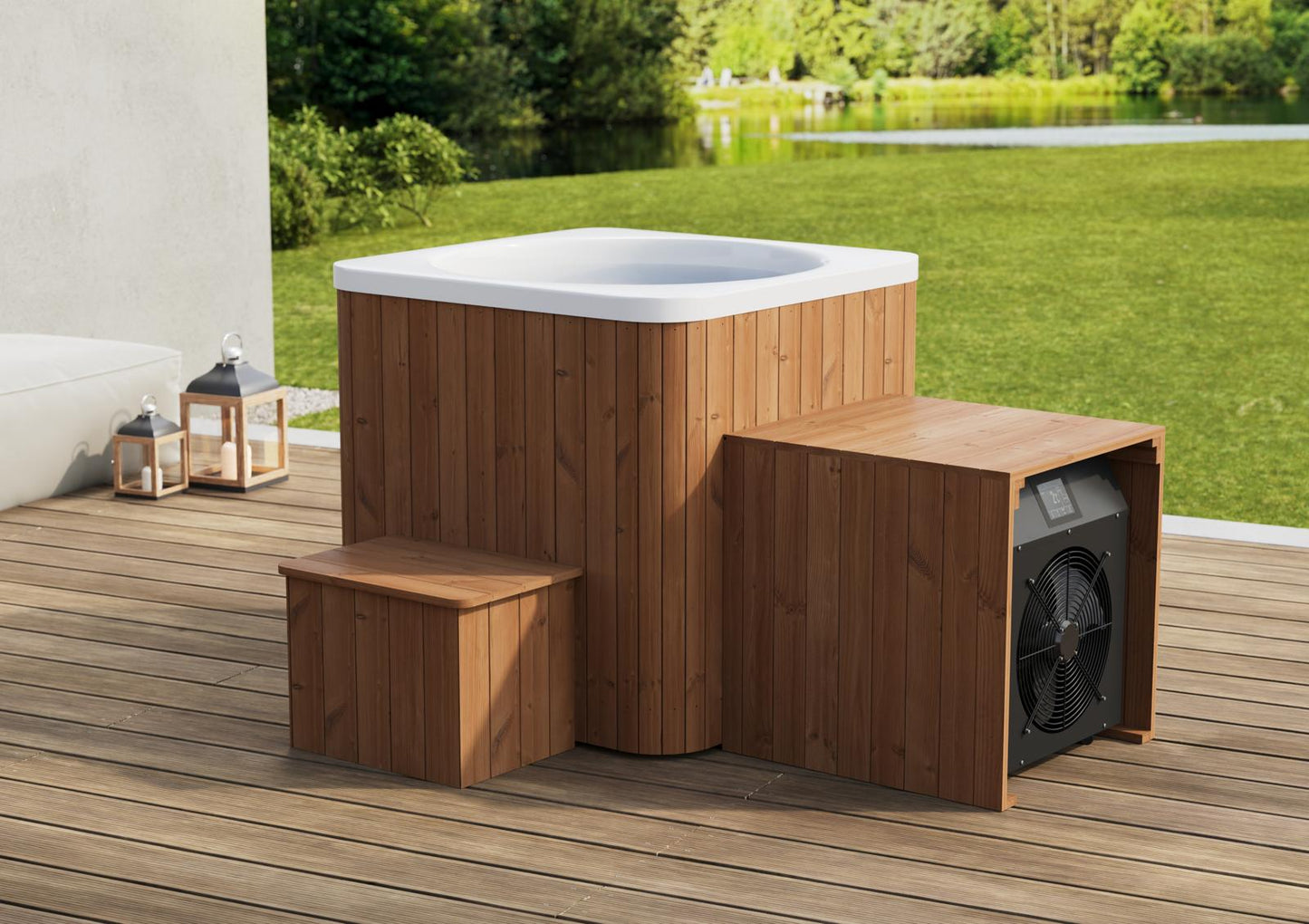 Artic Tub with Chiller- White/Grey